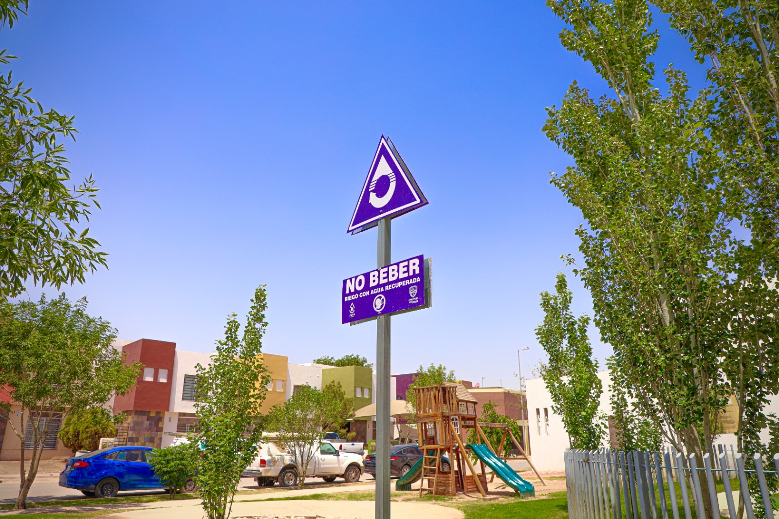 *AGUA TRATADA SIN COSTO TRANSFORMA ÁREAS VERDES*