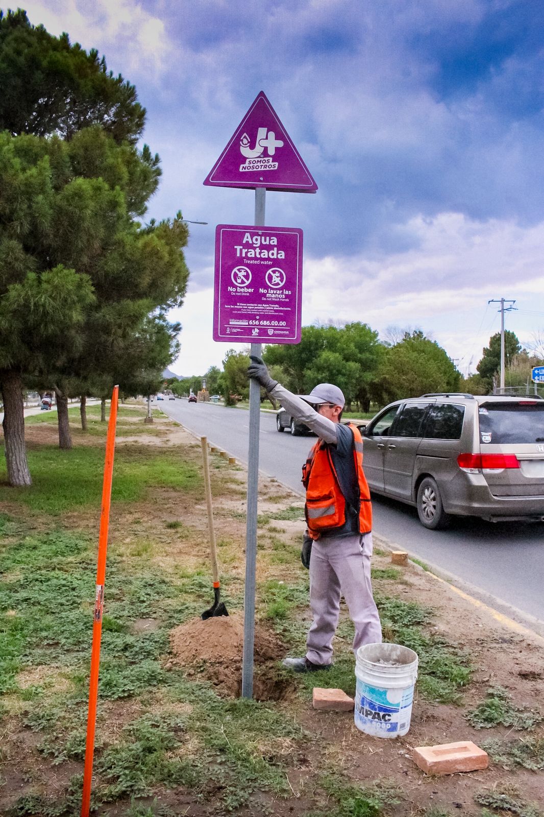*CONTINÚA LA J+ GENERANDO CONCIENCIA SOBRE EL USO DEL AGUA TRATADA PARA RIEGO DE PARQUES*