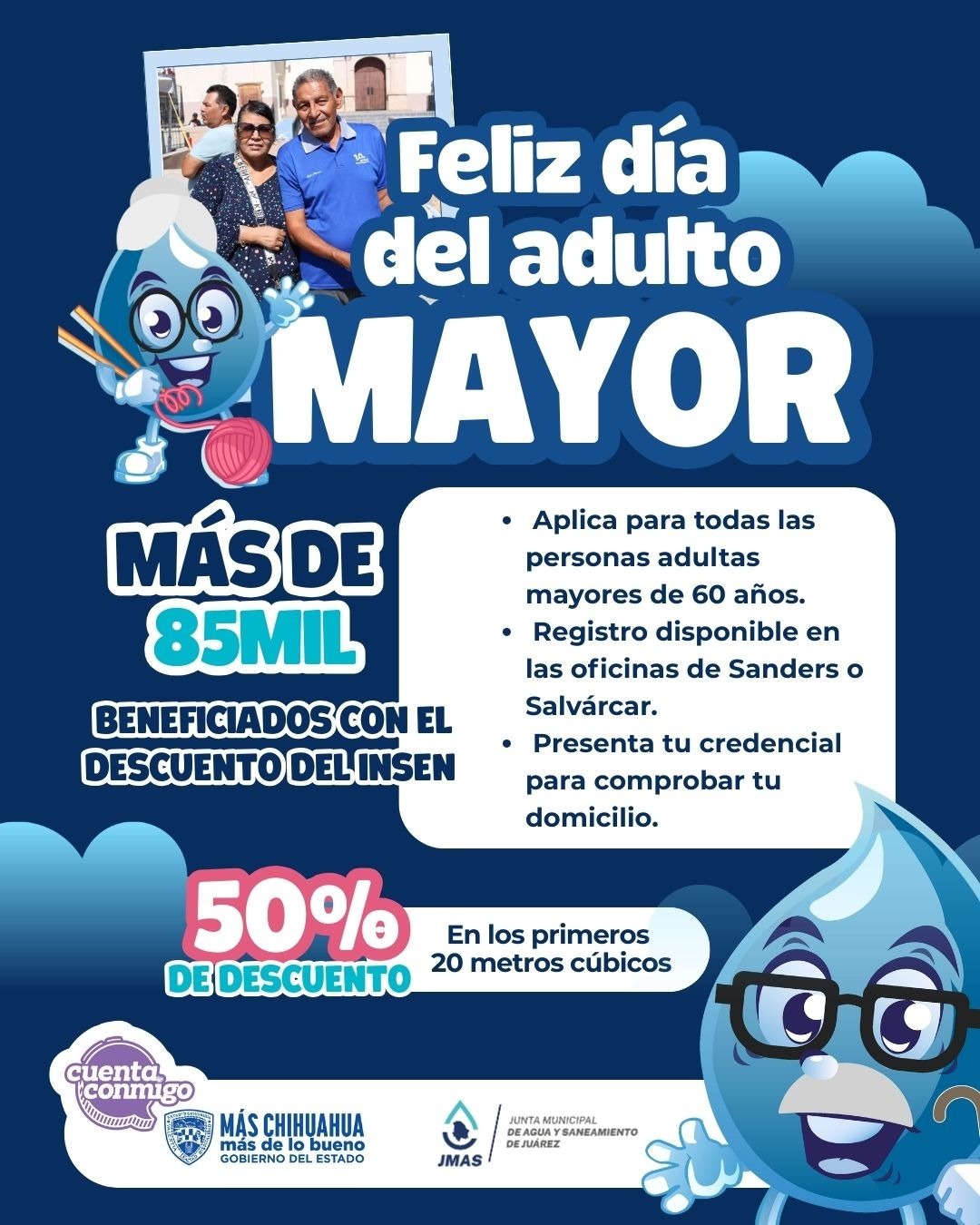 RECIBEN MÁS DE 85 MIL ADULTOS MAYORES DESCUENTO ESPECIAL EN LA J+