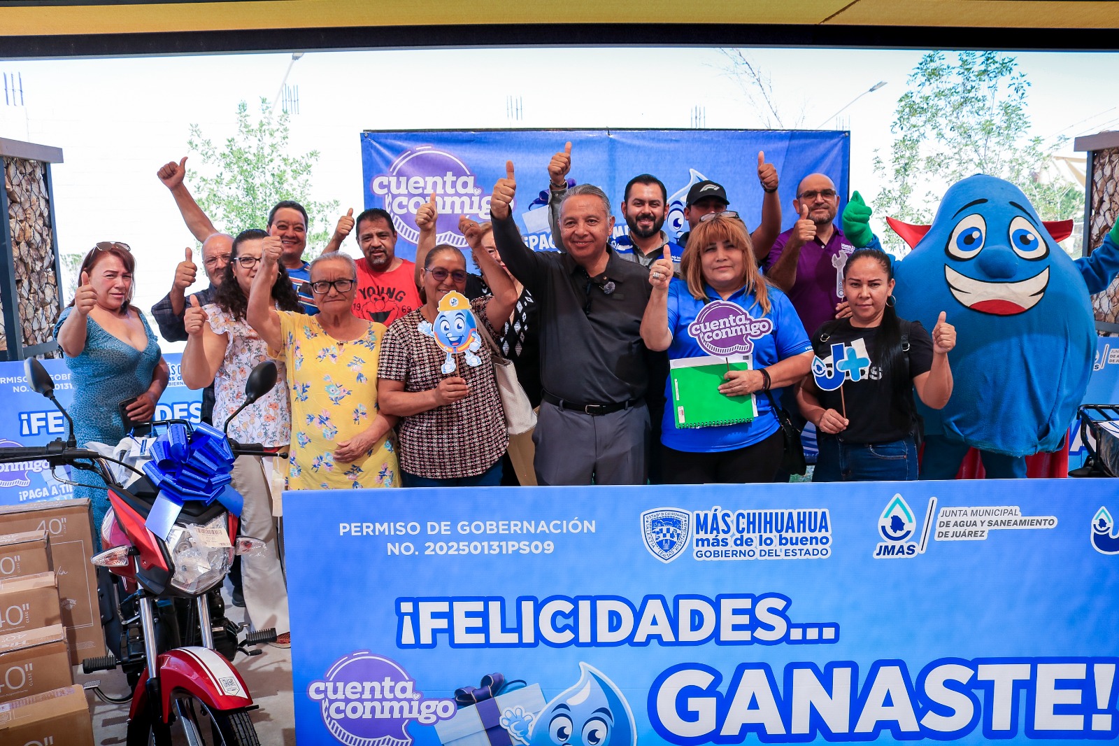 ENTREGA LA J+ LOS PRIMEROS PREMIOS DEL SORTEO “PAGA A TIEMPO Y GANA EN GRANDE”