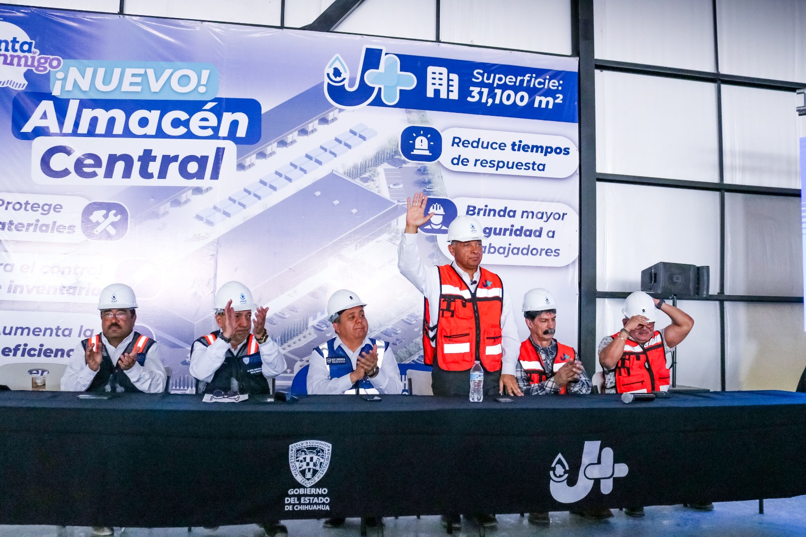 NUEVO ALMACÉN CENTRAL DE LA J+ AVANZA CON UN 70% DE CONSTRUCCIÓN”*