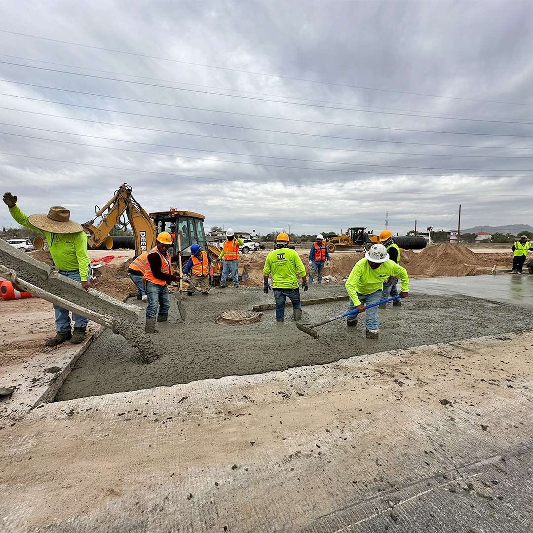 Avanza obra del colector Cuatro Siglos con reposición de concreto
