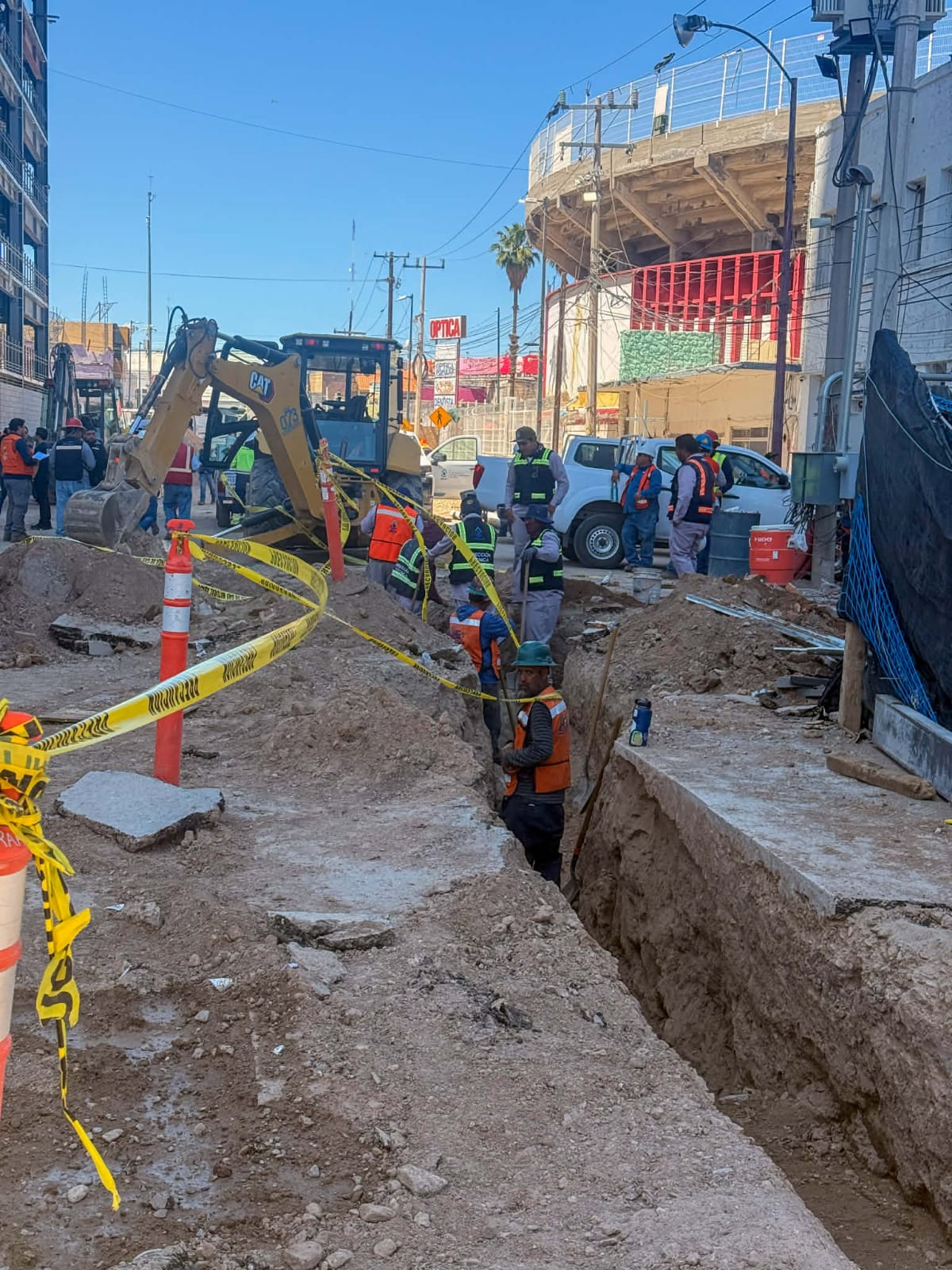 Se restablecen trabajos de introducción de agua potable en la Torre Centinela–