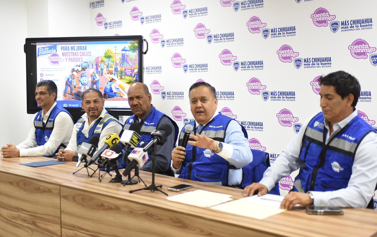 Anuncia Gobierno del Estado programa “En tu colonia, Cuenta Conmigo” en Ciudad Juárez