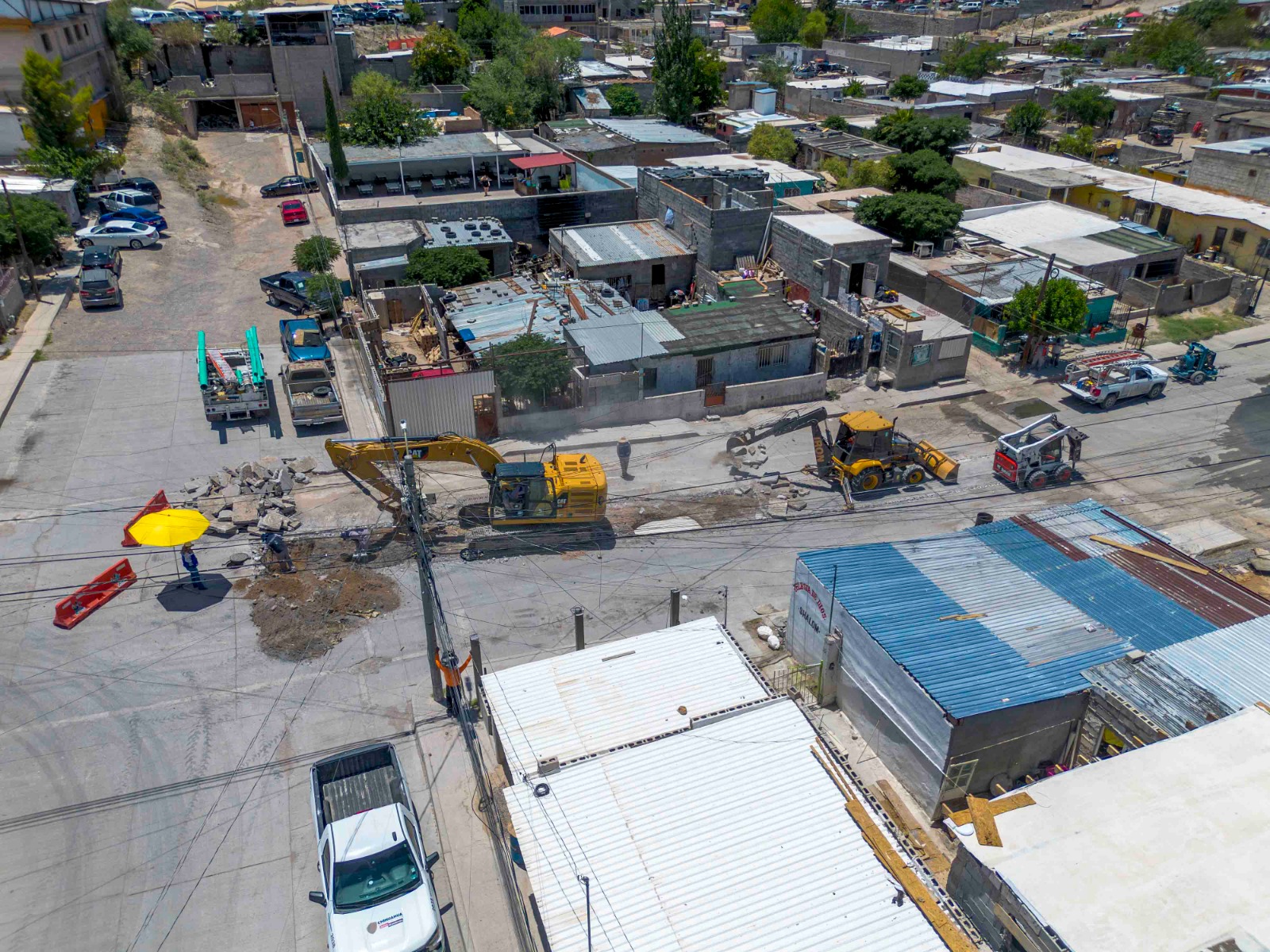 REALIZA JMAS REPARACIÓN DE HUNDIMIENTO EN COLONIA AZTECAS