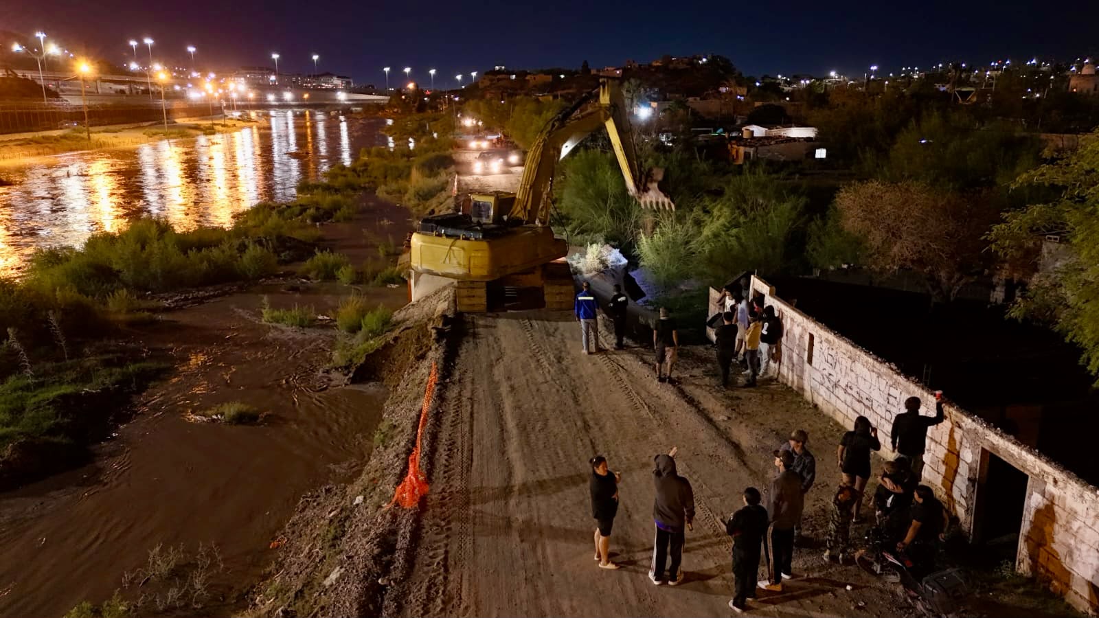 Atiende JMAS emergencia por creciente del Río Bravo