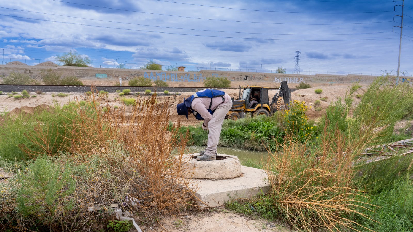 Atiende JMAS afectaciones ocasionadas por lluvias en Pradera de los Oasis y La Presa.
