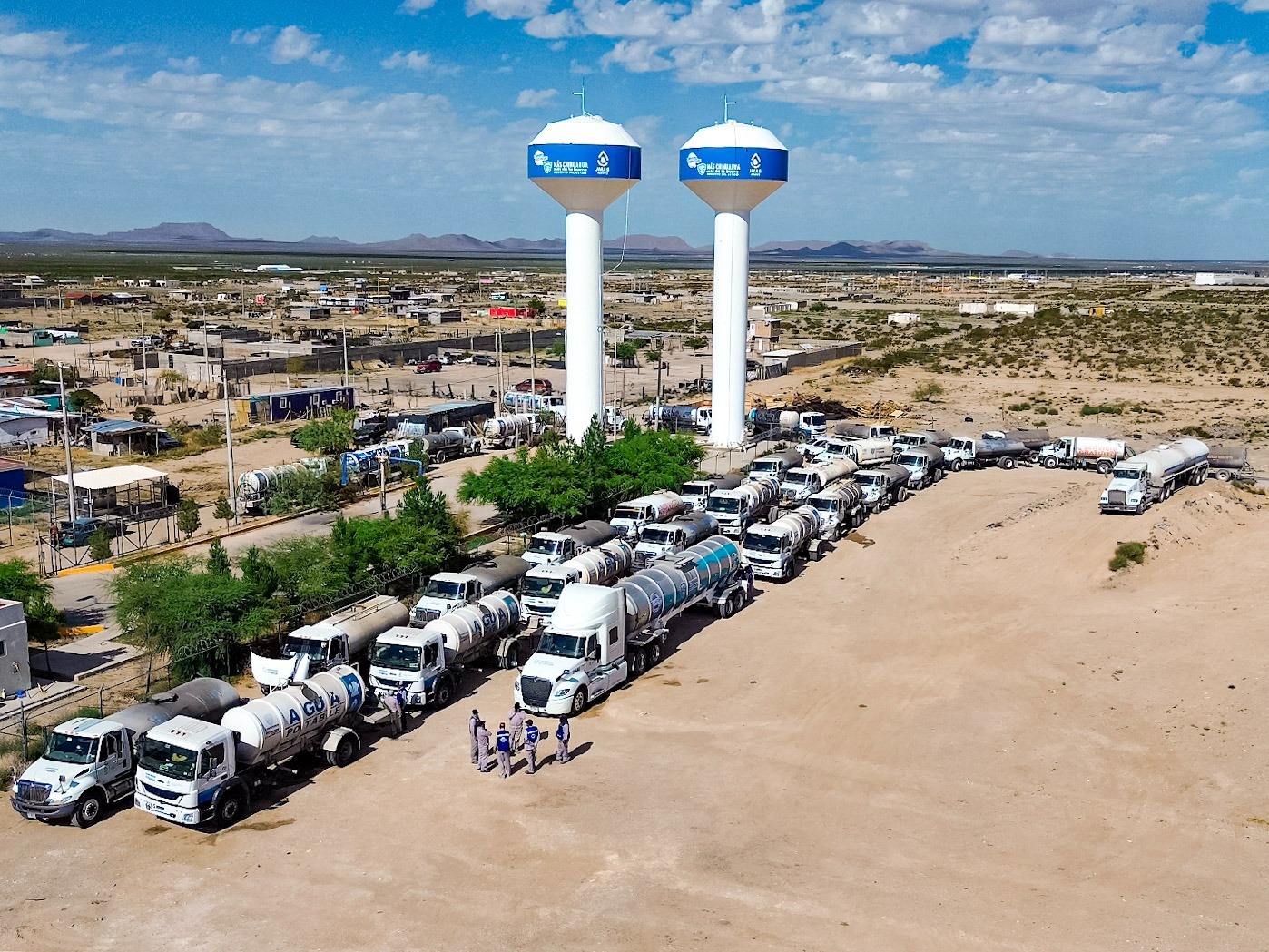 Entregó JMAS más de 187 millones de litros de agua a familias de Los Kilómetros durante el verano.