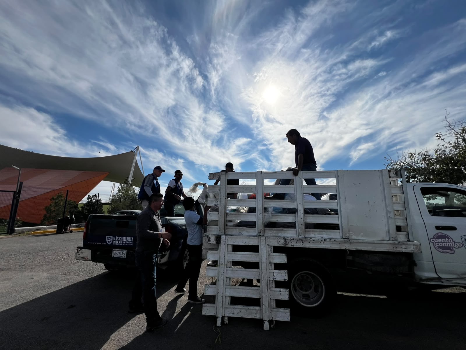 Envía Gobierno del Estado apoyos emergentes a familias afectadas por lluvias en Juárez