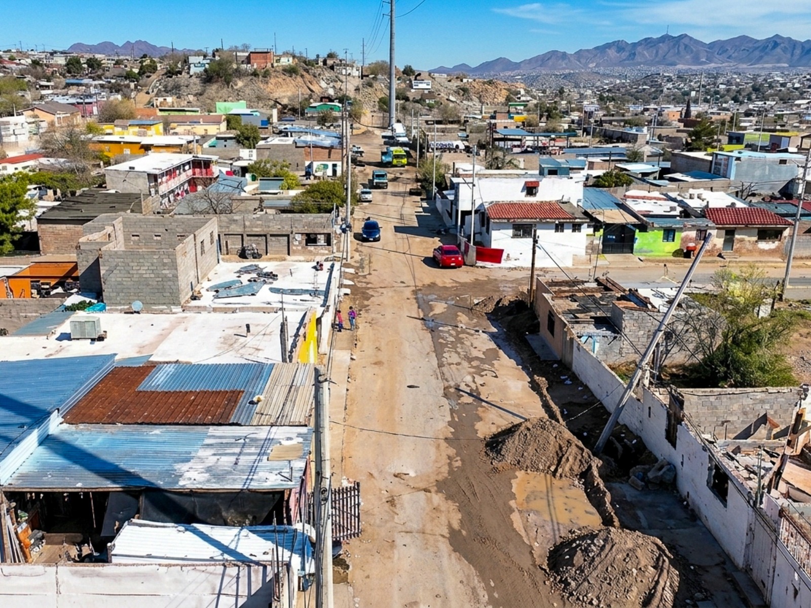 Rehabilita JMAS calles dañadas por las lluvias en la col. Francisco Sarabia.
